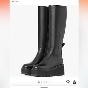 Black knee high boots size 8.5